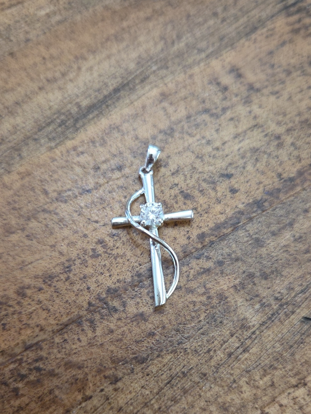925 Cz Croas Pendant